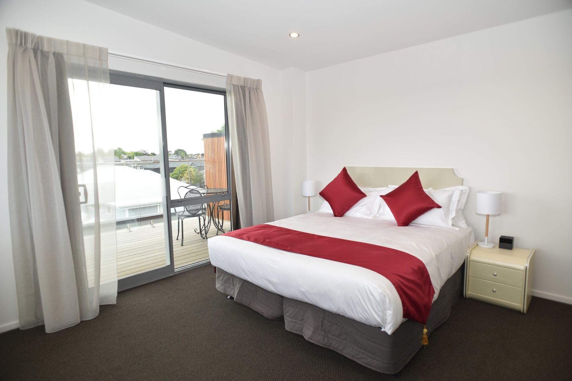 Bealey Plaza Motel Christchurch Exteriér fotografie A bedroom at the hotel