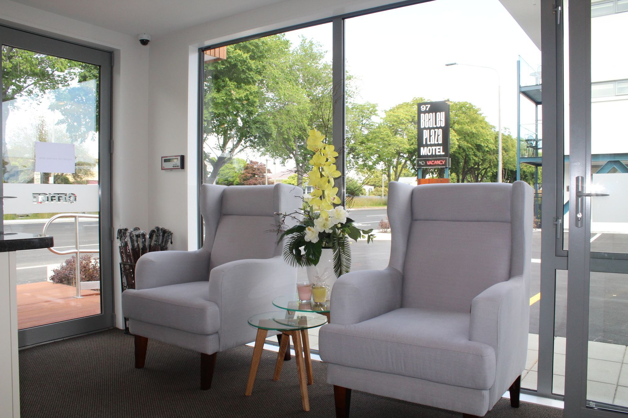 Bealey Plaza Motel Christchurch Exteriér fotografie The interior of the hotel