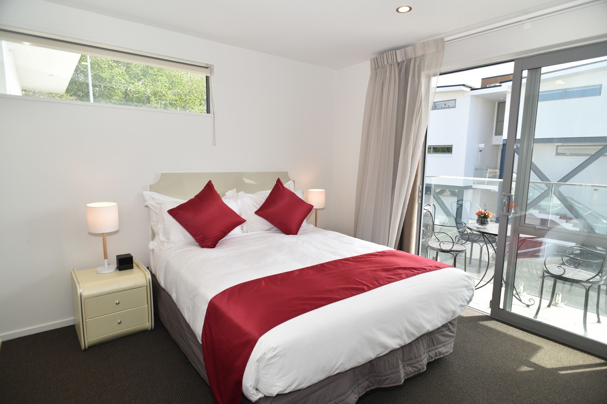 Bealey Plaza Motel Christchurch Exteriér fotografie A bedroom at the hotel