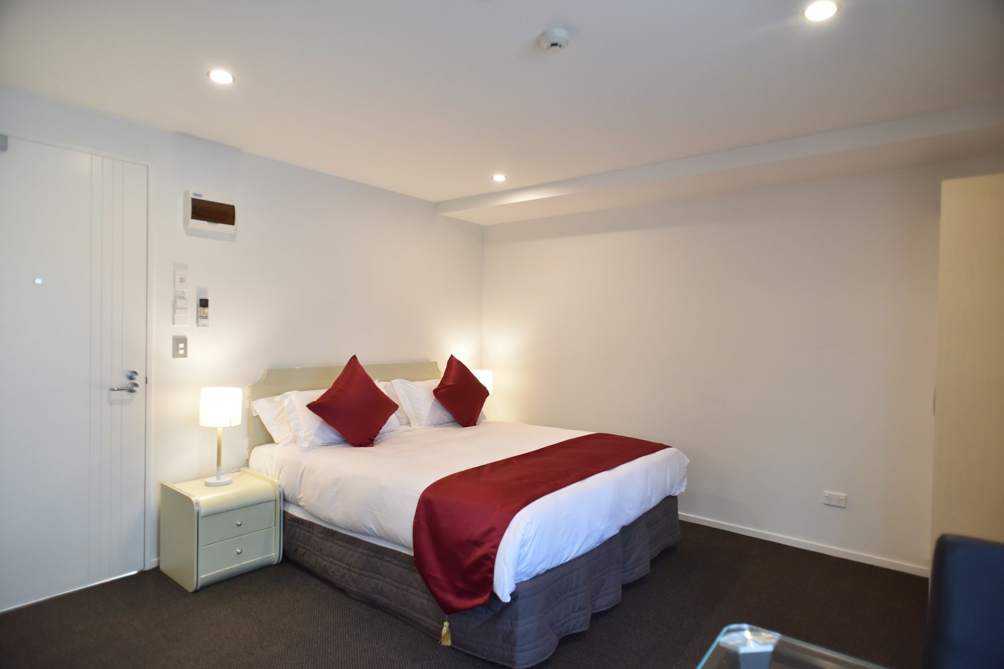 Bealey Plaza Motel Christchurch Exteriér fotografie A bedroom at the hotel